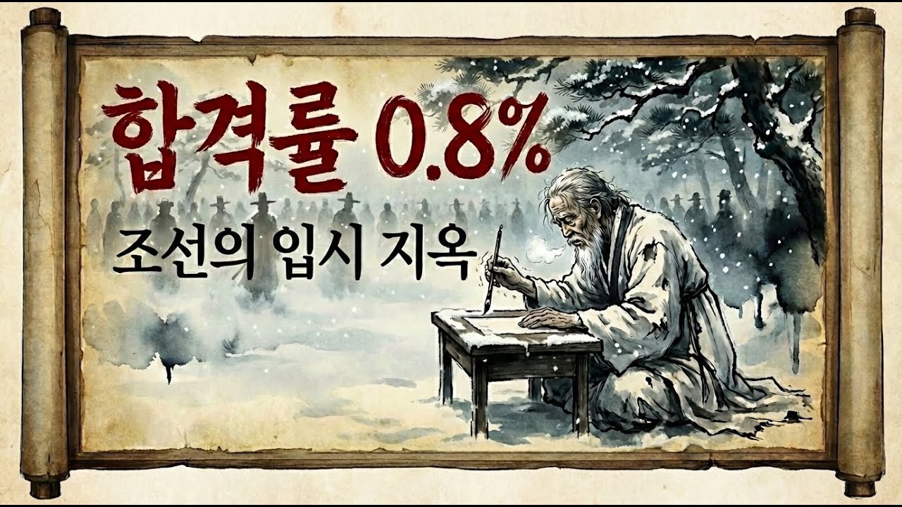 합격률 0.8%... 현대 고시보다 100배 더 잔혹했던 조선 과거 시험의 실체 | 정사 | 야사