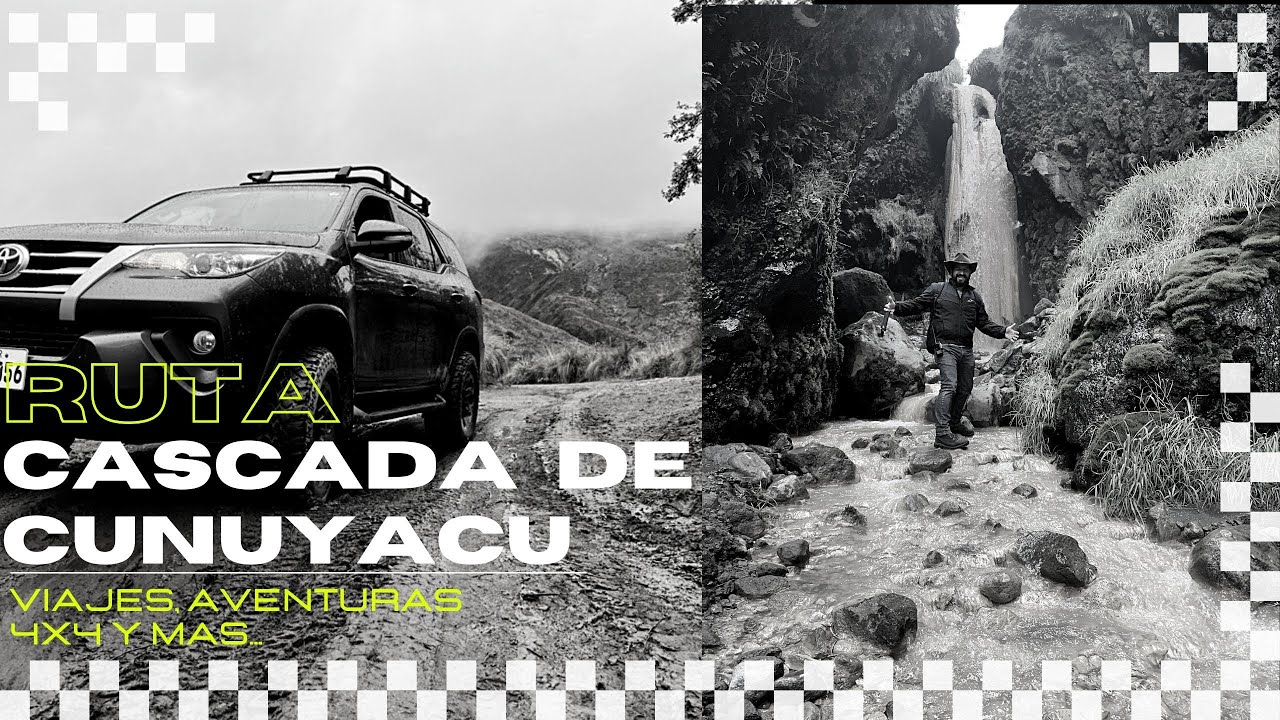🚙 Cascada y aguas termales de Cunuyacu I Los Illinizas 🇪🇨 Cascada de oro