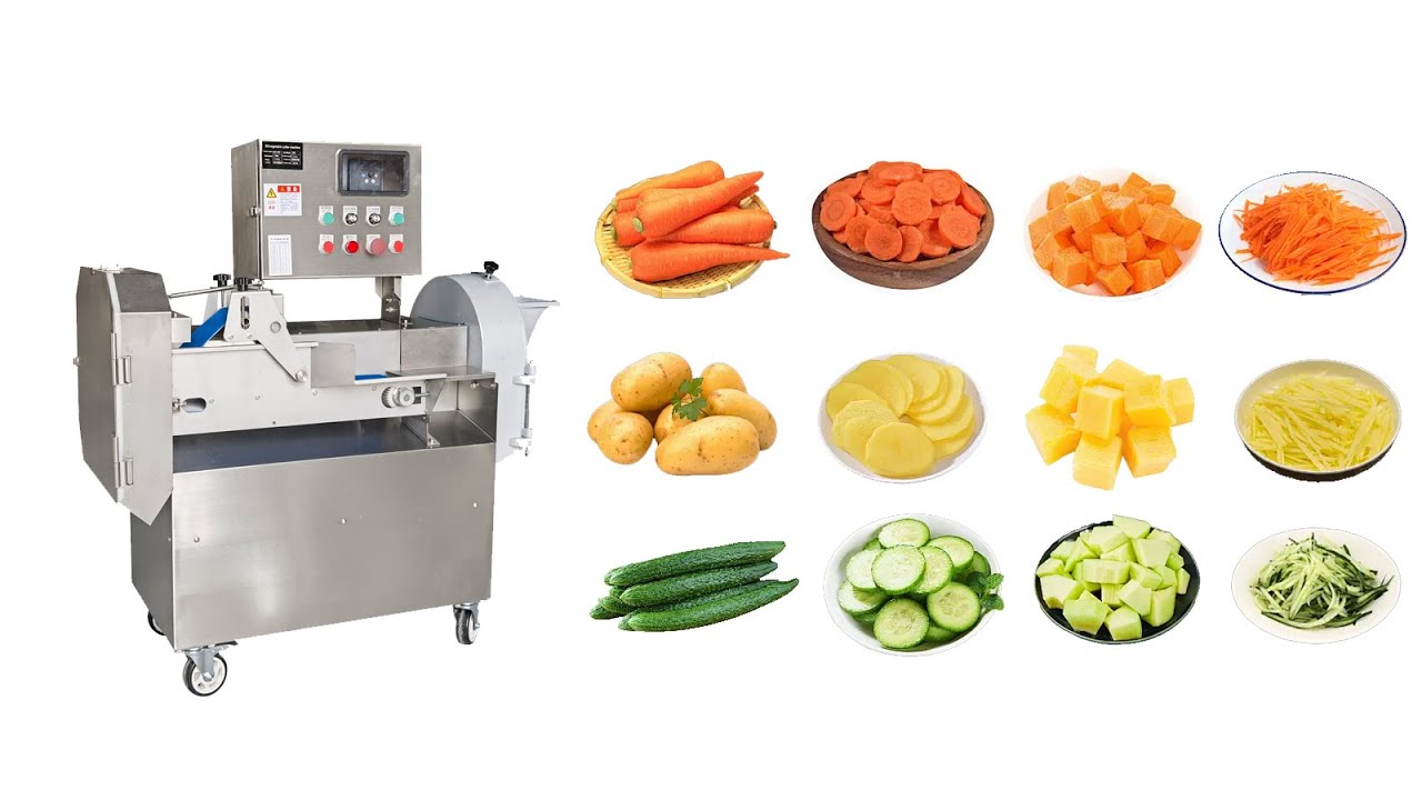 Vegetable potato carrot onino slice Cutting Machine