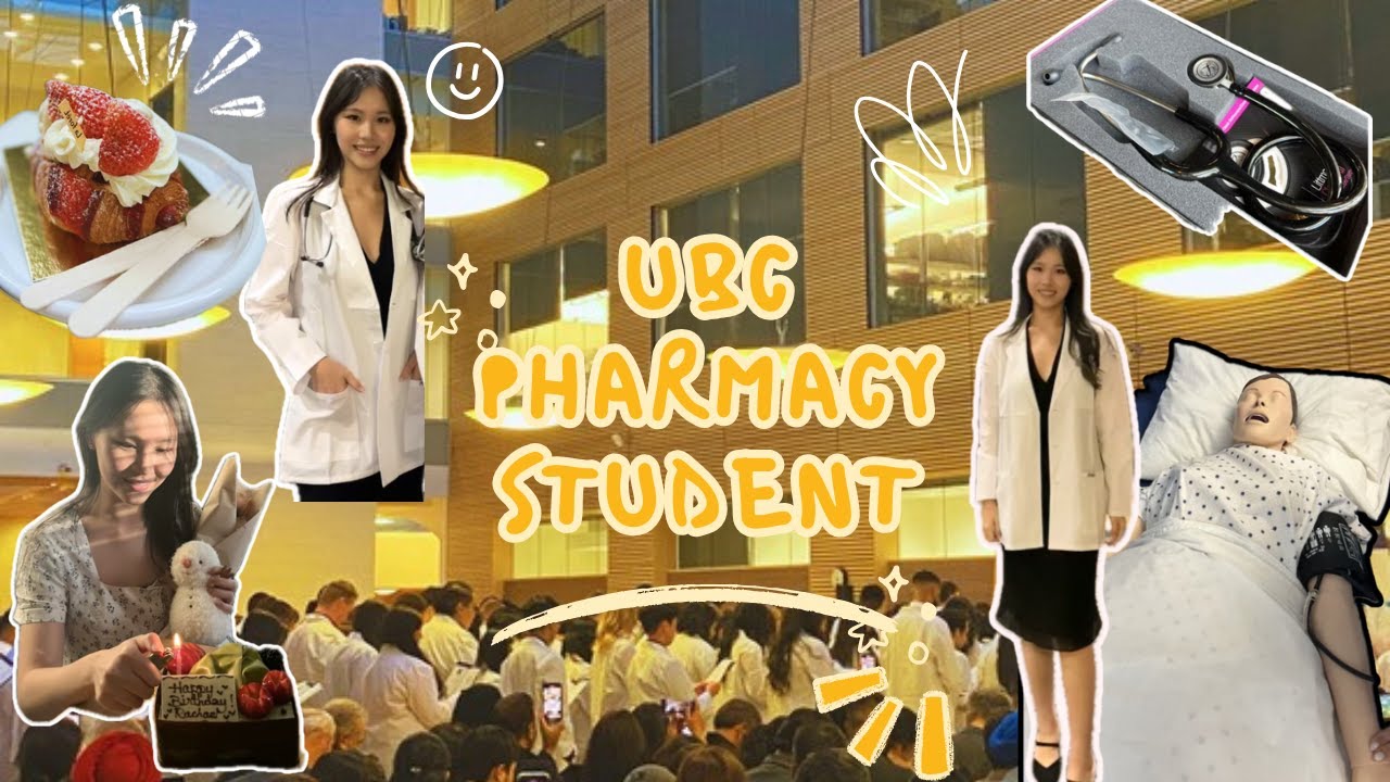 UBC Pharmacy Student | White Coating, Boos Cruise, Walter Gage Residence, Cafes in Vancouver