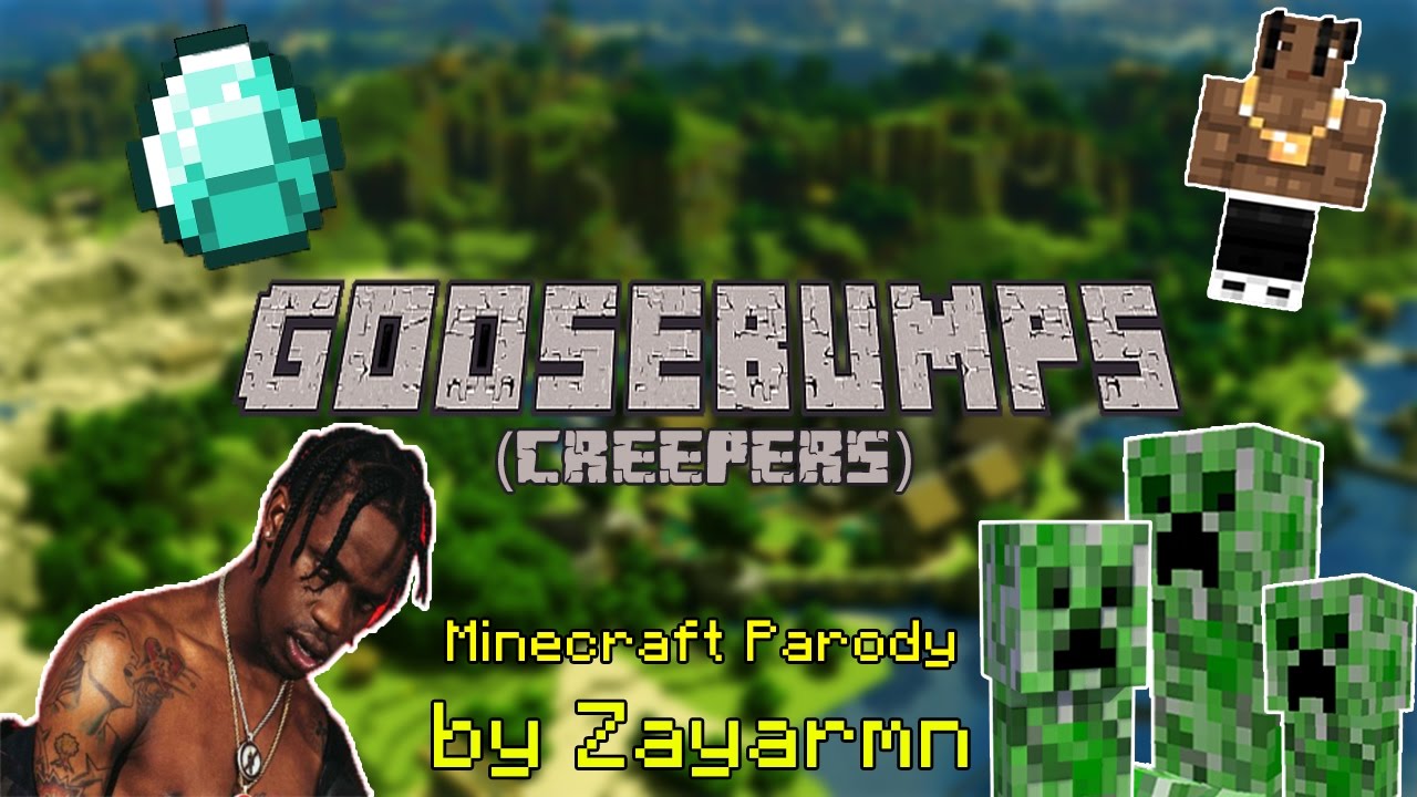 GOOSEBUMPS MINECRAFT PARODY - TRAVIS SCOTT FT. KENDRICK LAMAR