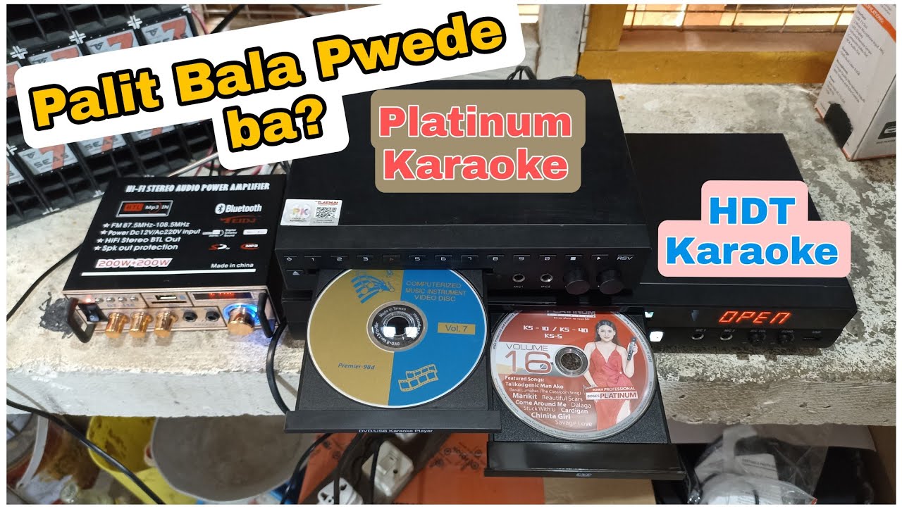Platinum Jr 2 Karaoke At HDT karaoke Palitan sila ng Bala Pwede Ba?