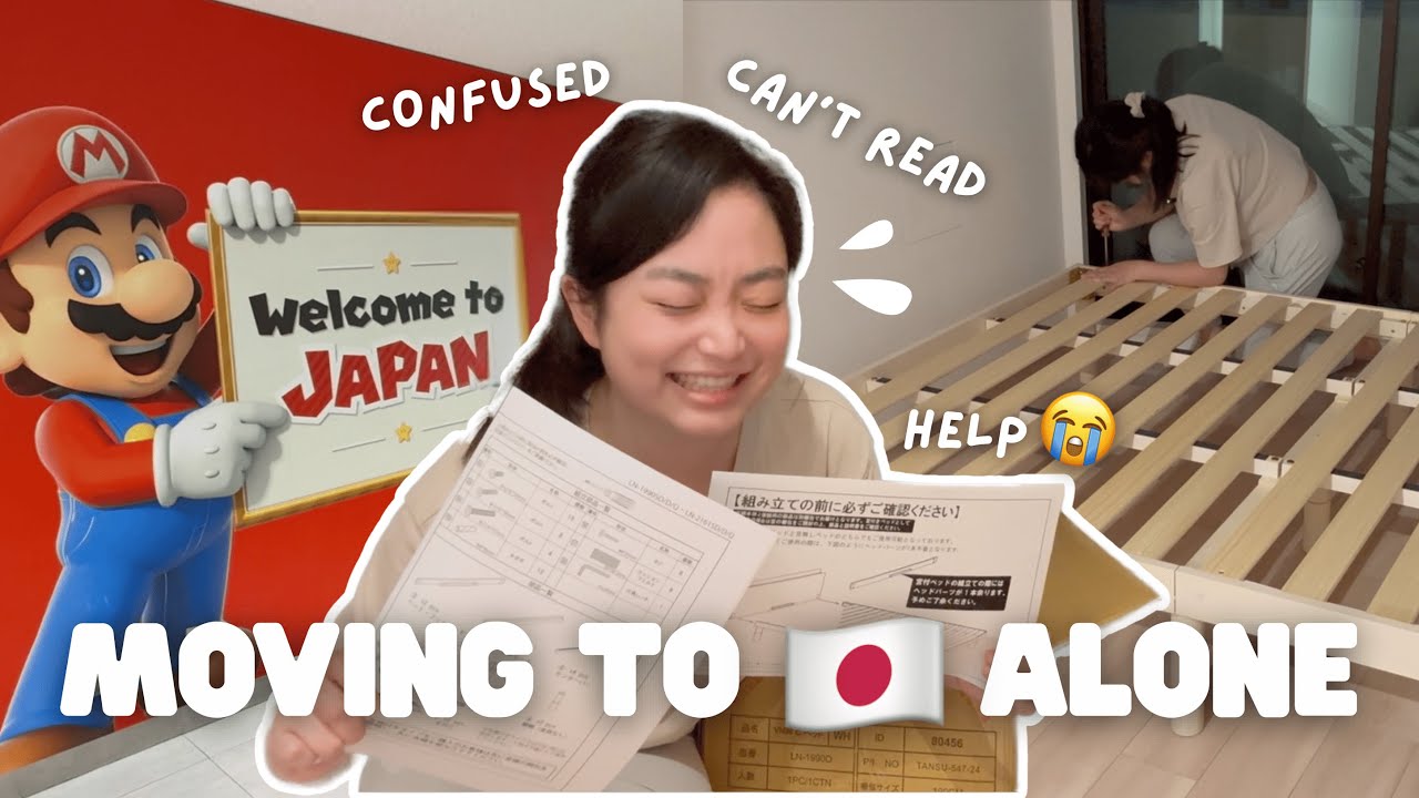 Moving to Japan ALONE at 23 🇯🇵 | settling in, my tokyo apartment, language school!
