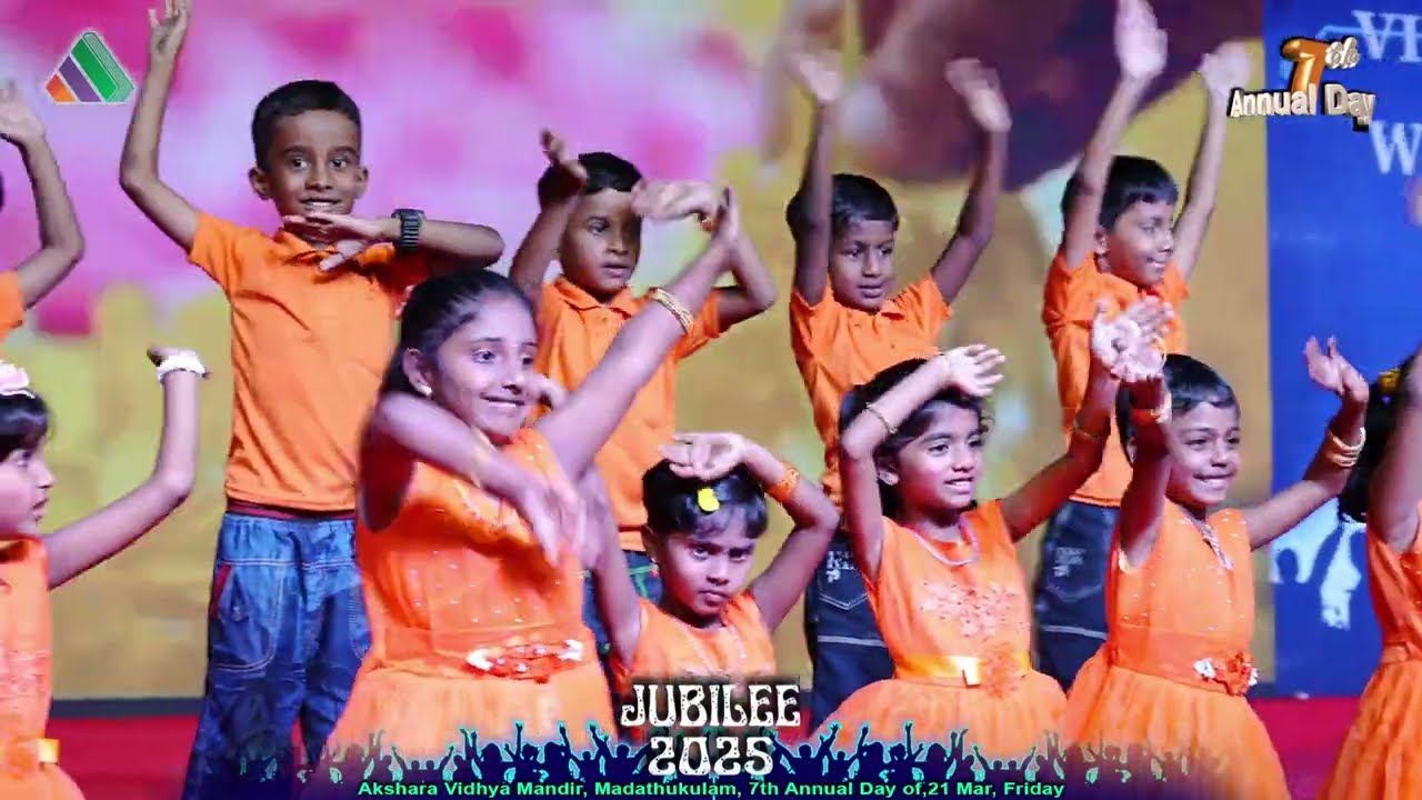 MALAYALAM DANCE OF 7th ANNUAL DAY CELEBRATION IN AKSHARA VIDHYA MANDIR MADATHUKULAM ON 21-MAR-2025