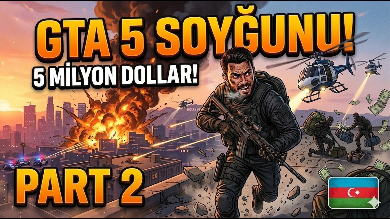 GTA V (5 MİLYON DOLLARLIQ OĞURLUQ!!! )YENİ GTA V HEKAYƏLİ (1BÖLÜM PART1) ADRENALINNN!!!