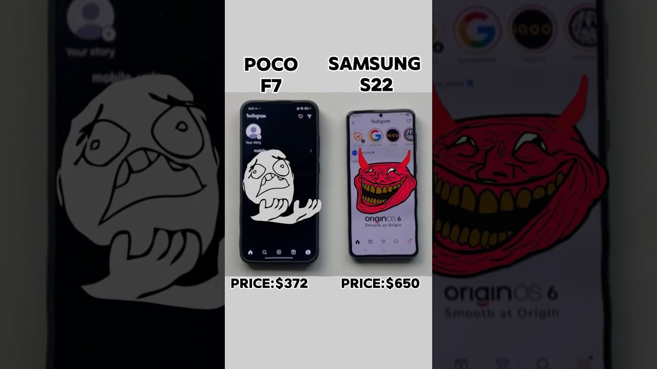 I Wasn't Expecting This. Poco F7 vs Samsung S22
