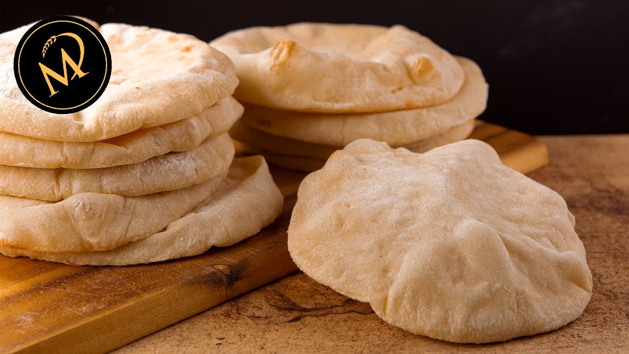 Pita Brötchen vom Grill - selbst gemacht