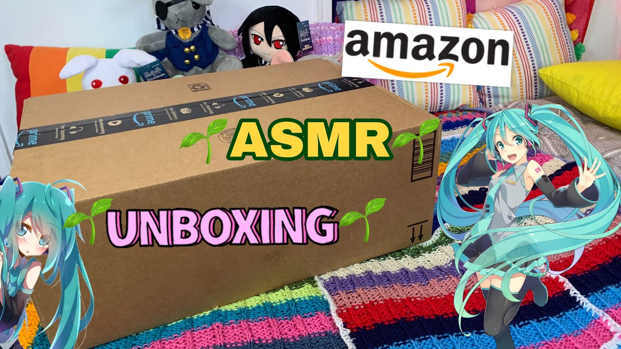 🌱ASMR UNBOXING🎙Amazon purchases - Hatsune Miku cosplay 🌱