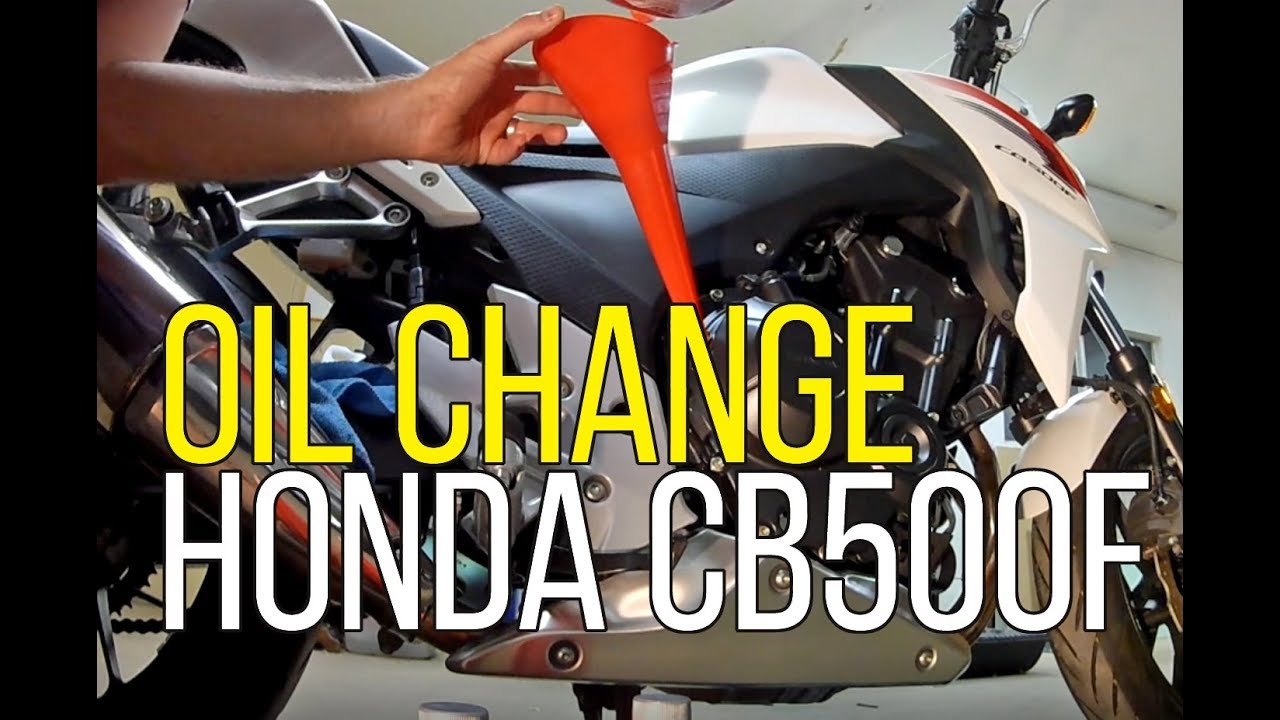 Changing Oil on a CB500F