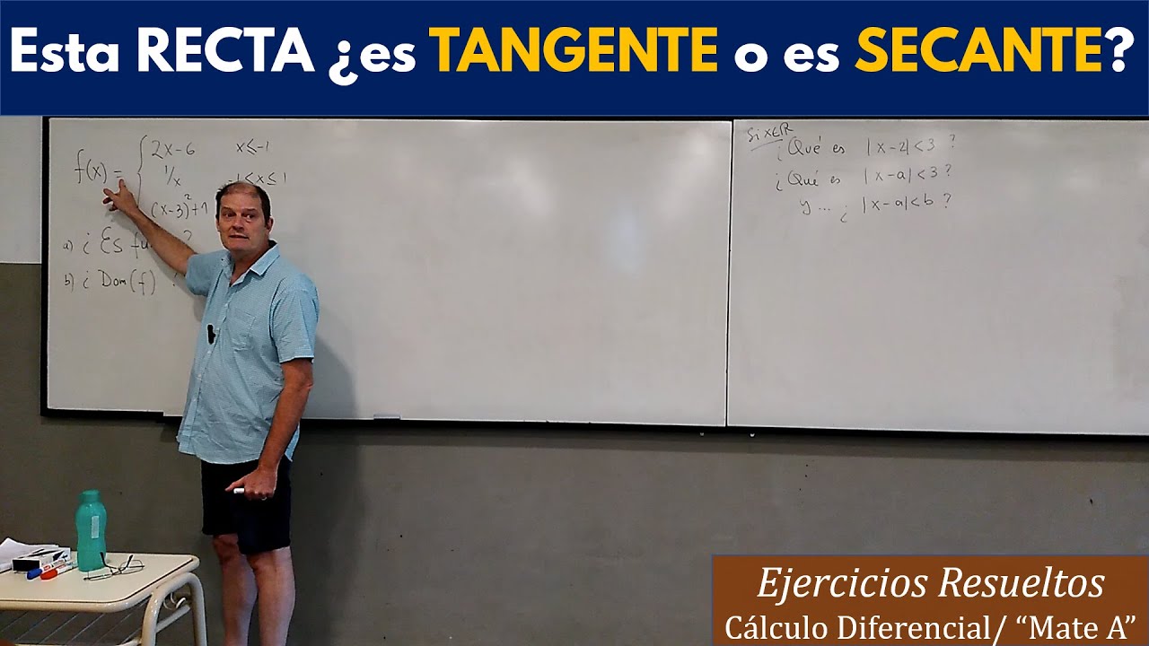 Esta recta es TANGENTE o es SECANTE