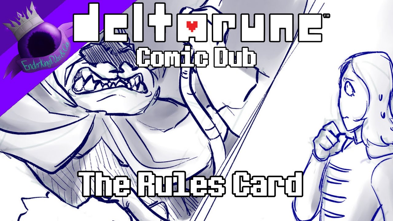 Power of the Rules Card [Deltarune Comic Dub]