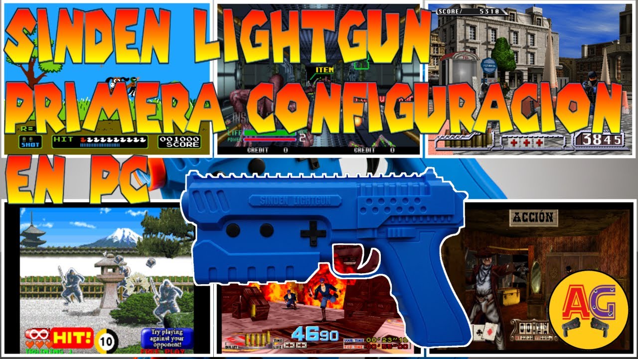 Sinden LightGun - Primera configuraci&oacute;n en PC