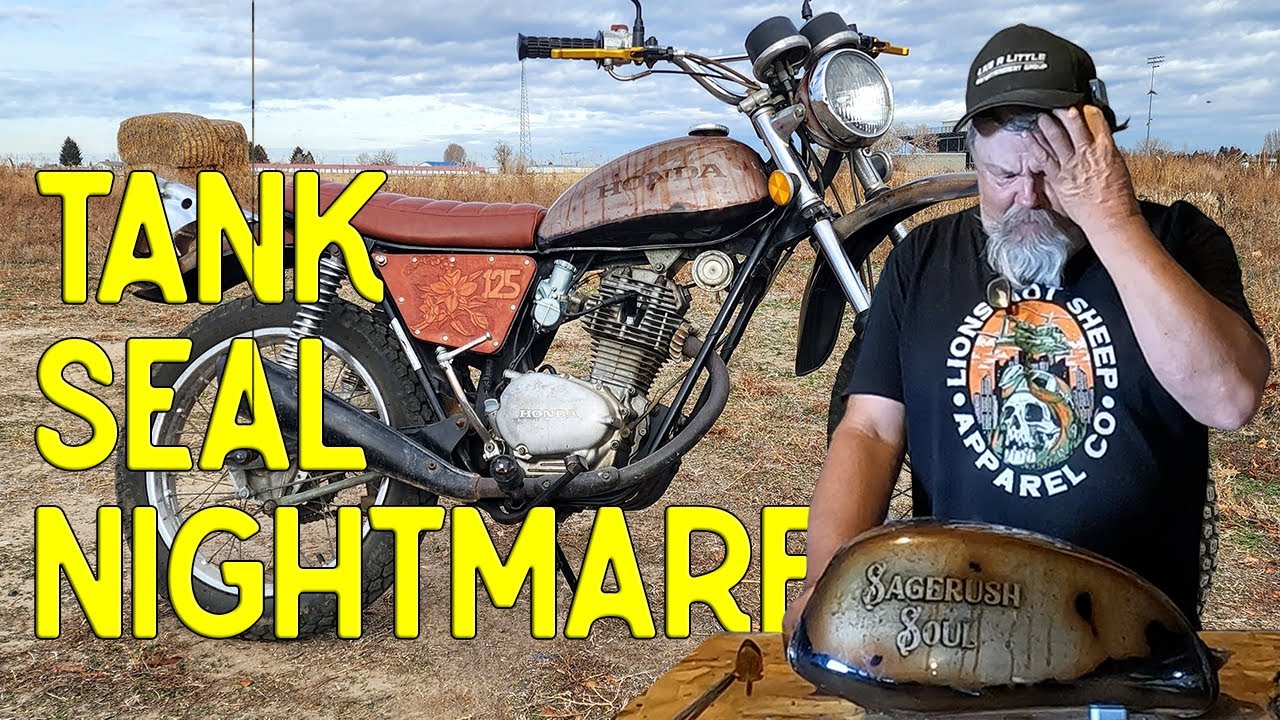Weekend Project That Took Months | 1972 Honda SL125 Gas Tank Nightmare tank seal!