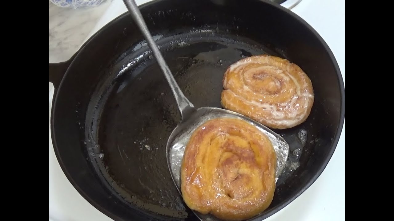 Cast Iron Toasted Honey Buns