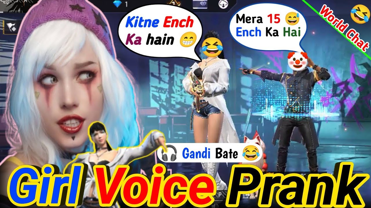 Sapnaji Ka Jalwa! 😂 World Chat के लड़के हुए बेकाबू | FF Girl Voice Prank | Garena Free Fire 