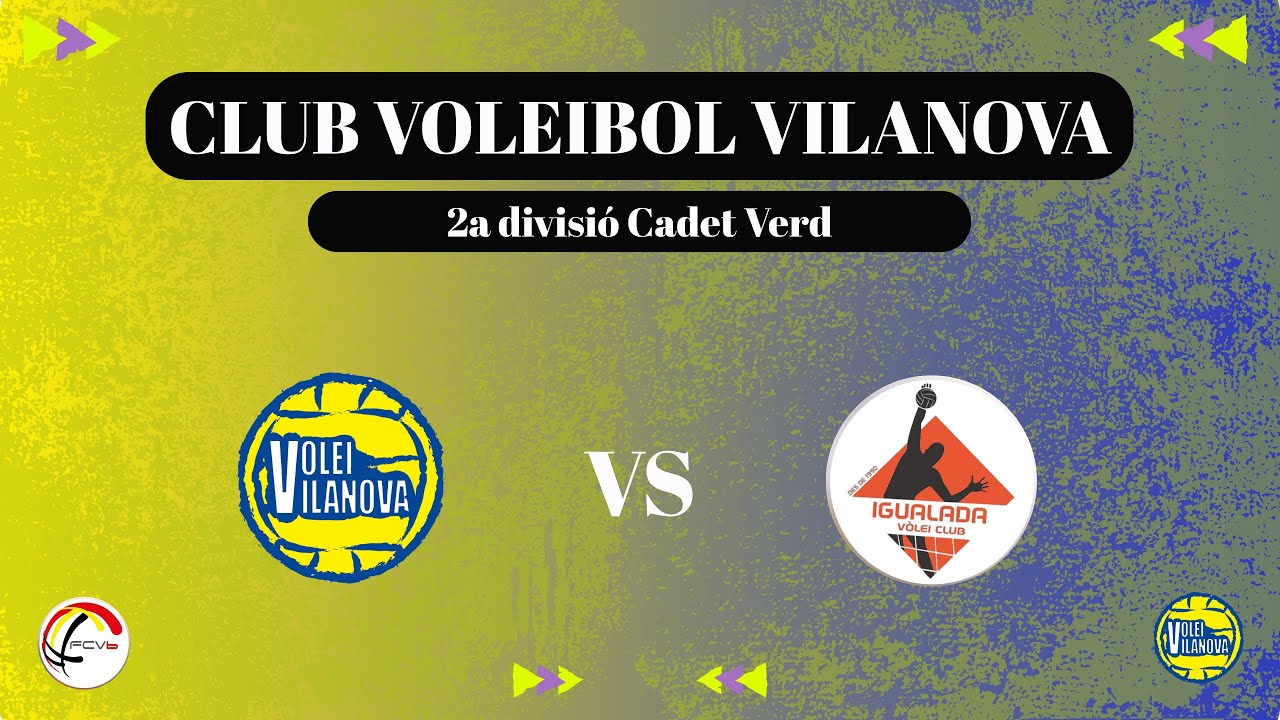 CV Vilanova vs CV Igualada | Cadet 2a divisió 