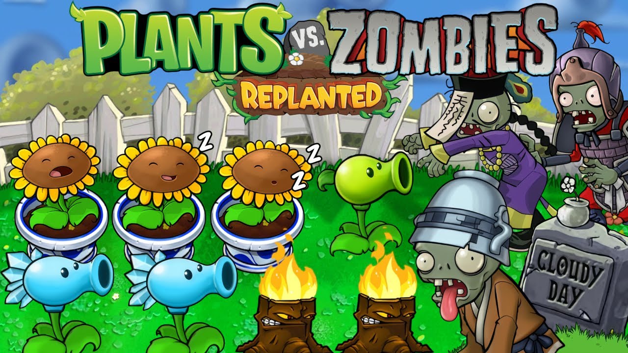 Plants vs. Zombies: Replanted Leaked Beta Cloudy Day & The Great Wall Gameplay | Game NHP