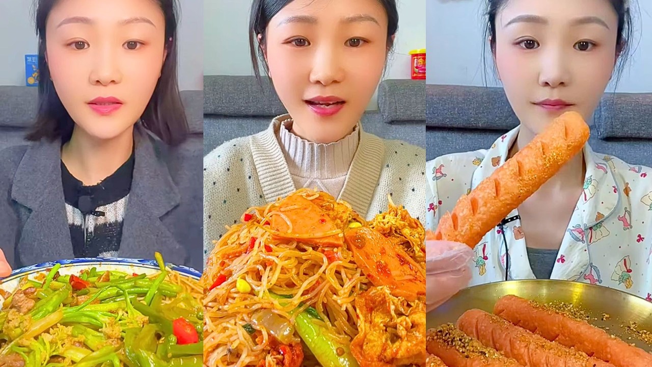 1 Hour ASMR Mukbang | Satisfying Eating Sounds for Sleep, Relaxation & Study #1092