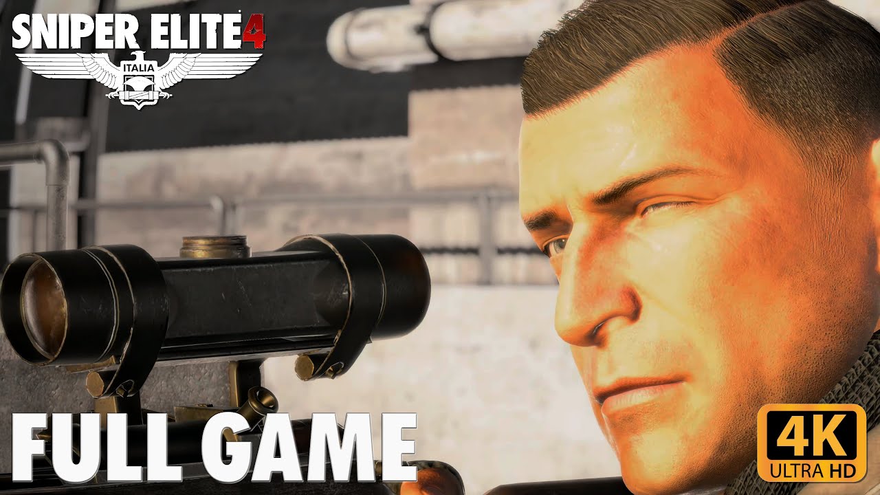Sniper Elite 4 - FULL GAME | PC | 4K | RTX 4090 | No Commentary