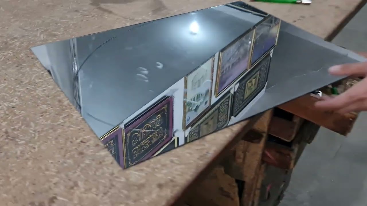 Mirror cutting in oval shape ...