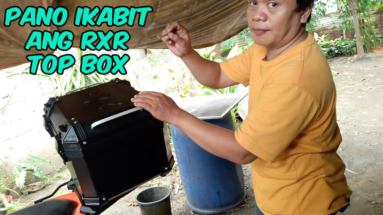 Paano Ikabit ang RXR Top Box | Yamaha Aerox 155 V1