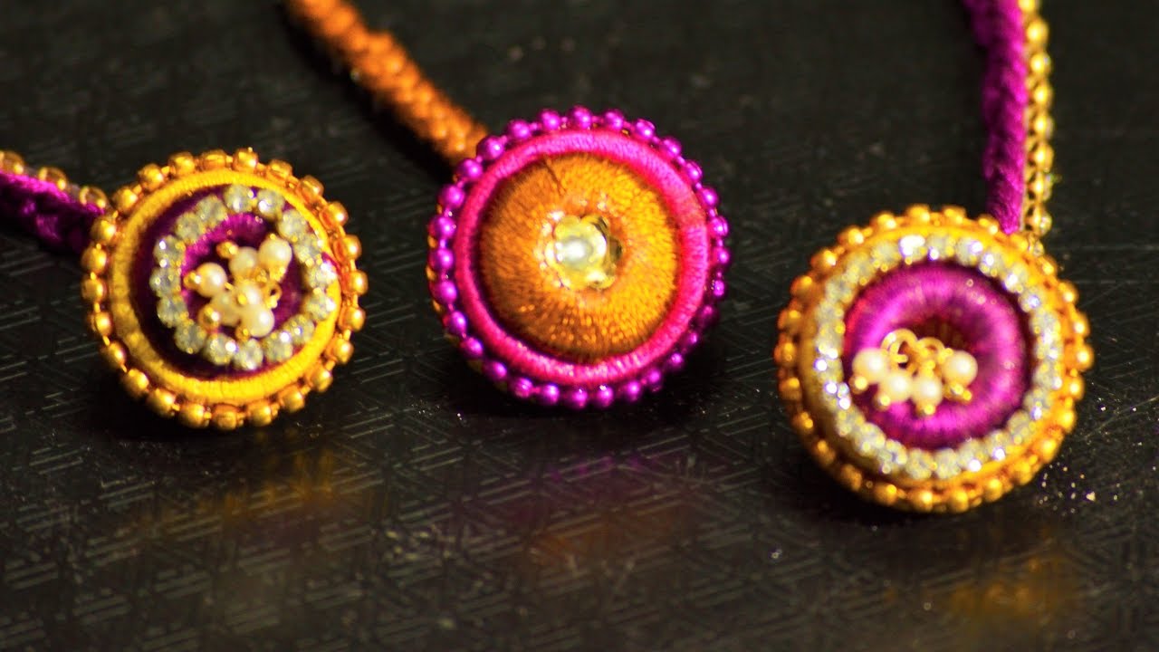 Varnaranjita || Beautiful silk maang tikka|| matha patti