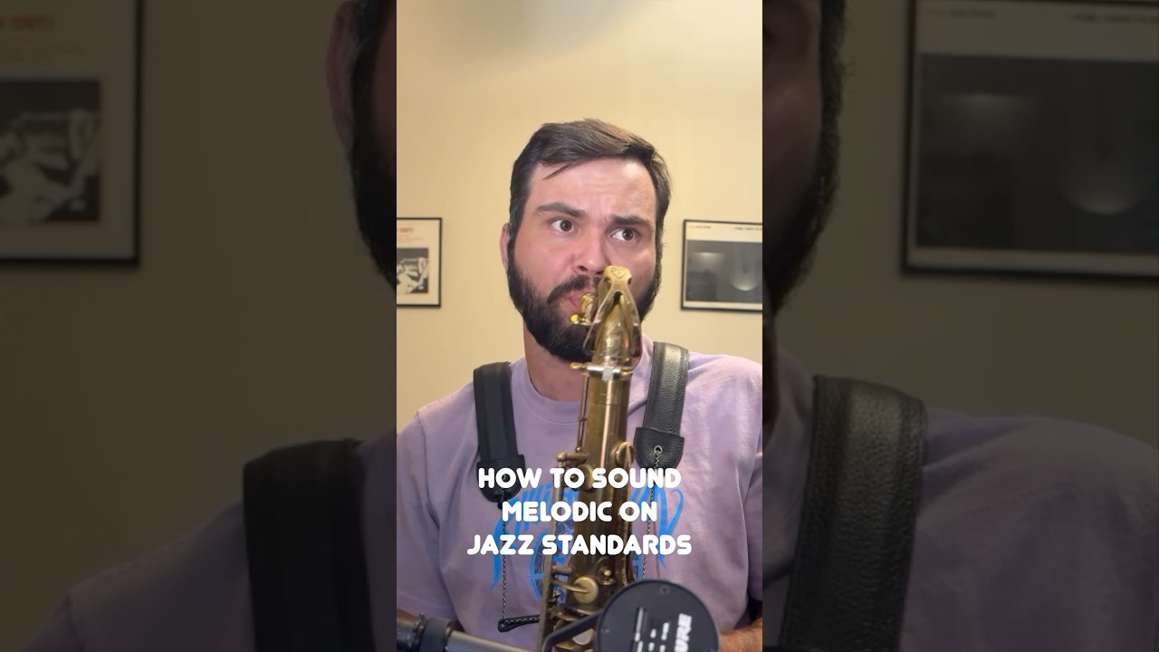 How to Sound Melodic on Jazz Standards #jazz #music