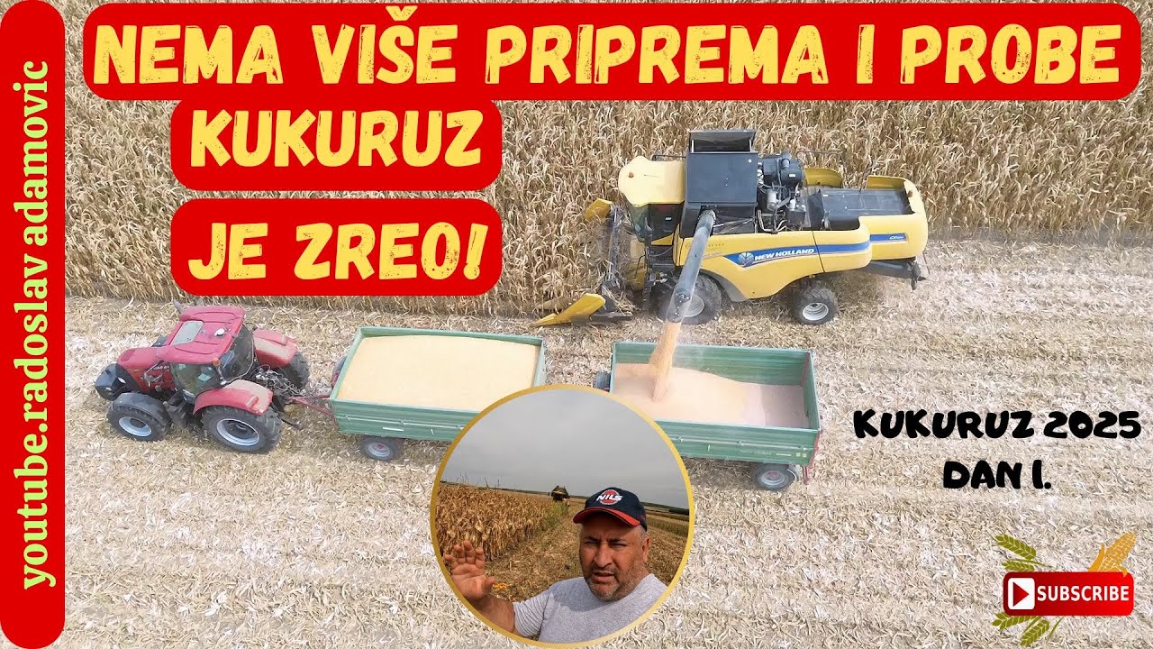 NEMA VIŠE PRIPREMA I PROBE, KUKURUZ 2025 JE NA REDU! ; NO MORE WAITING, THE CORN IS NEXT!