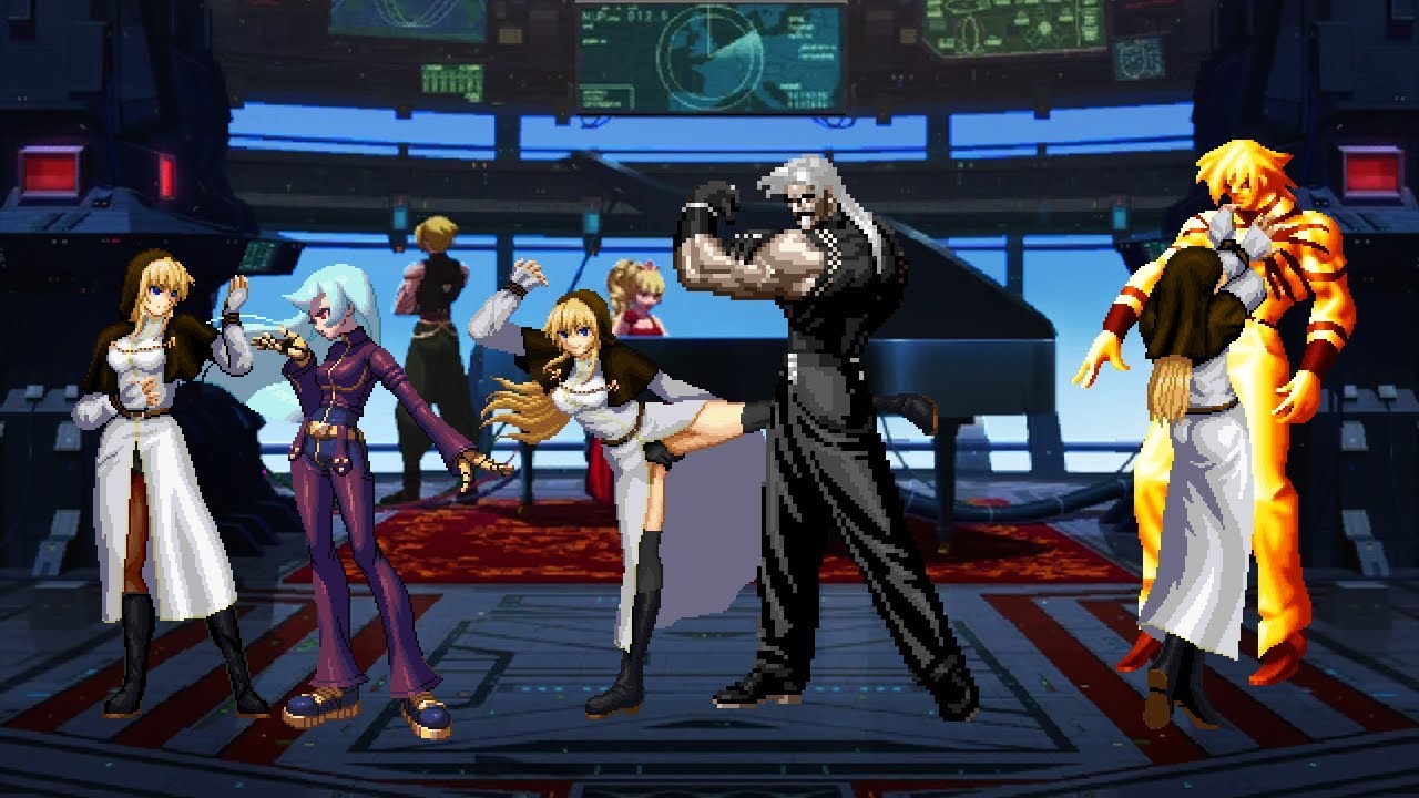 [KOF Mugen] Cal-SP VS Kula, Orochi, Rugal (Goeniko Edits Char 🆚 KOF Boss)