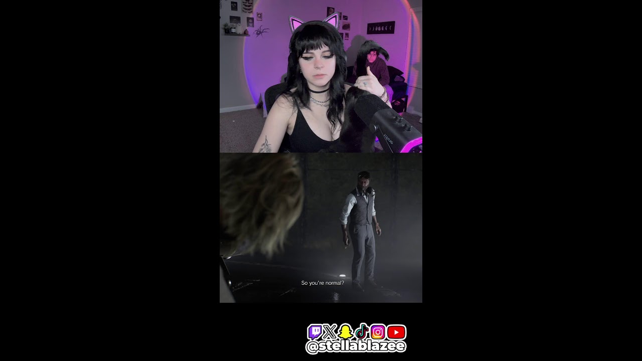 🖤emo girl🖤 👾playing resident evil requiem👾