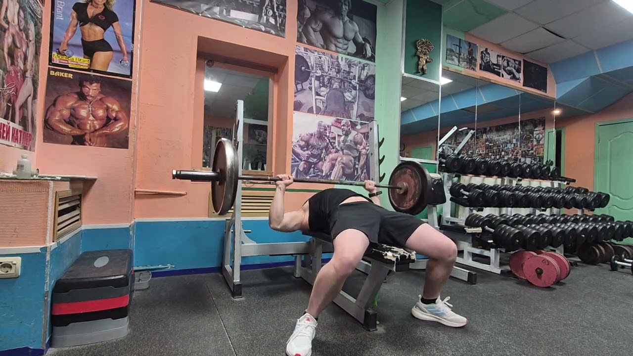 Жим лёжа 80 кг #gym 