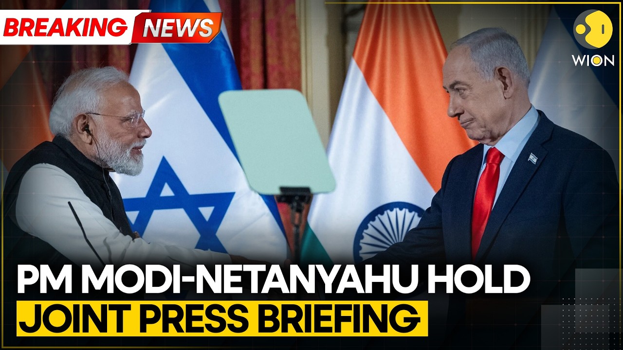 India-Israel Ties: PM Modi, Netanyahu Hold Joint Press Meet After Bilateral Talks | WION BREAKING