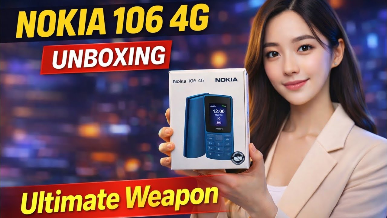 Nokia 106 4G Unboxing - Ultimate Weapon! 2026📱☠️🔥