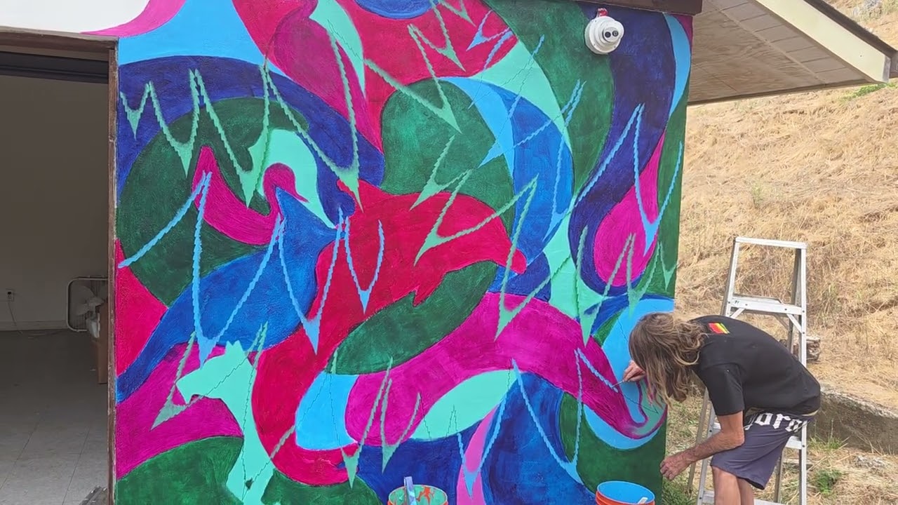Farm Dispensary Mural is EVOLVING