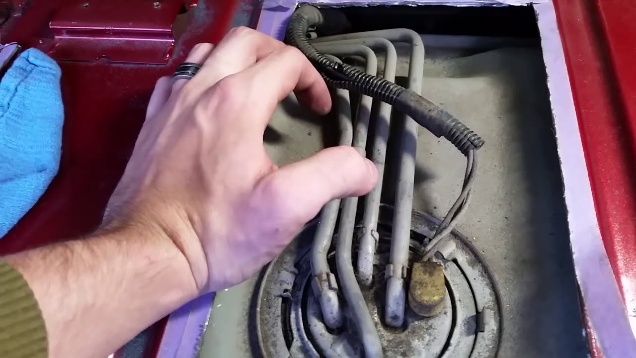 Access 1989 Camaro fuel pump and replacement