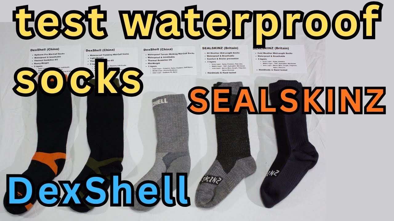 Счастливых походов в водонепроницаемых носках - DEXSHELL & SEALSKINZ