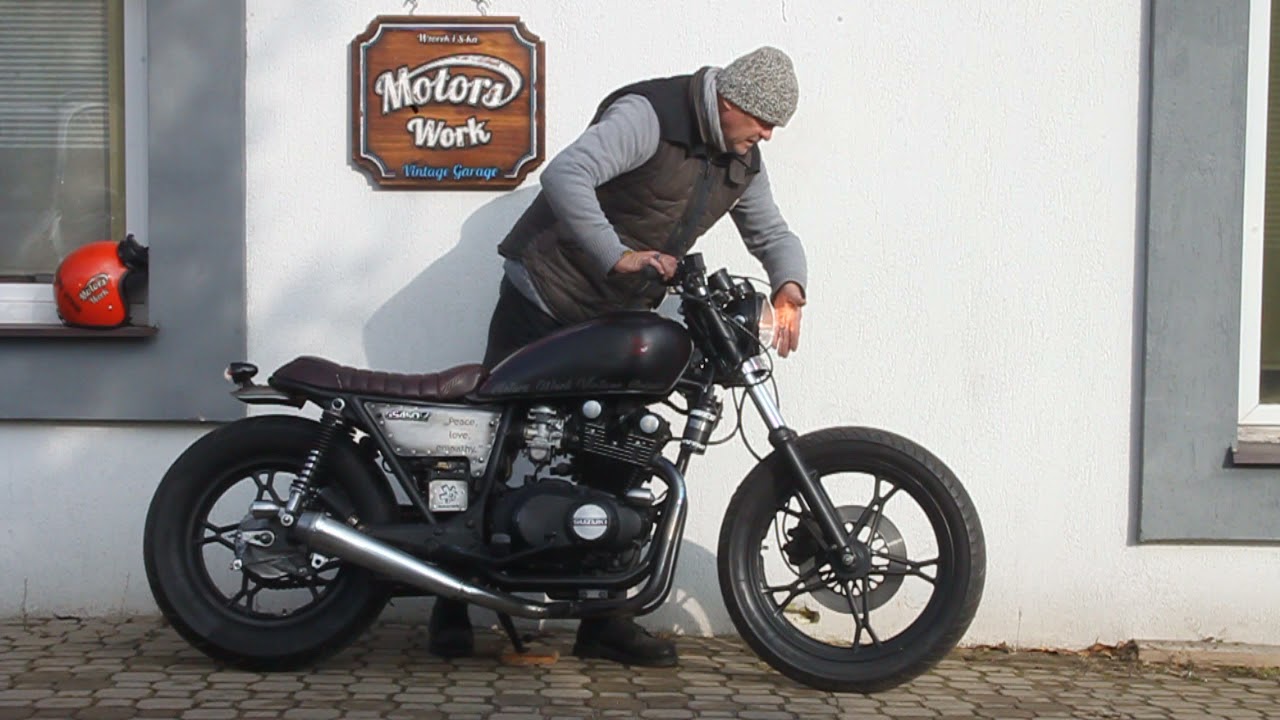 Suzuki Gs 450 - Brat Style, Cafe Racer, Vintage Bike, Custom. www.motorswork.eu