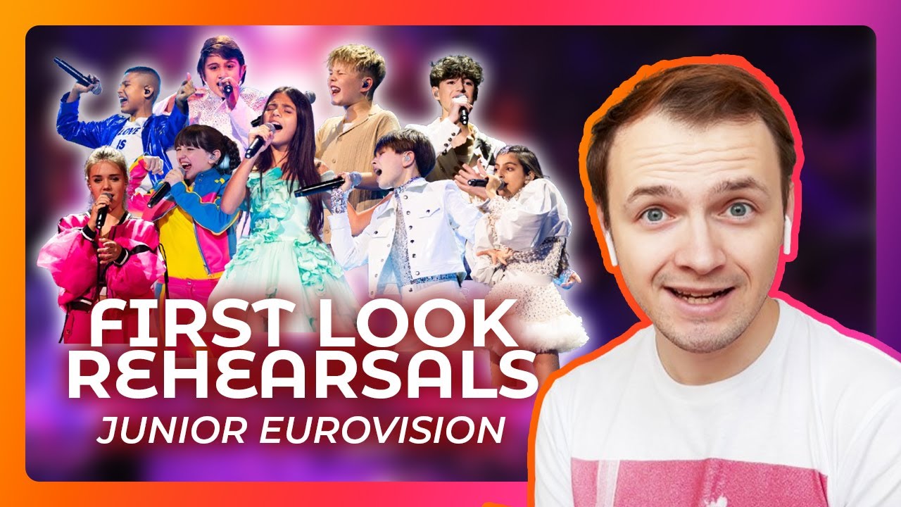 FIRST LOOK REHEARSALS at JUNIOR EUROVISION 2024 | For who am I going to vote for? Portugal? Spain...