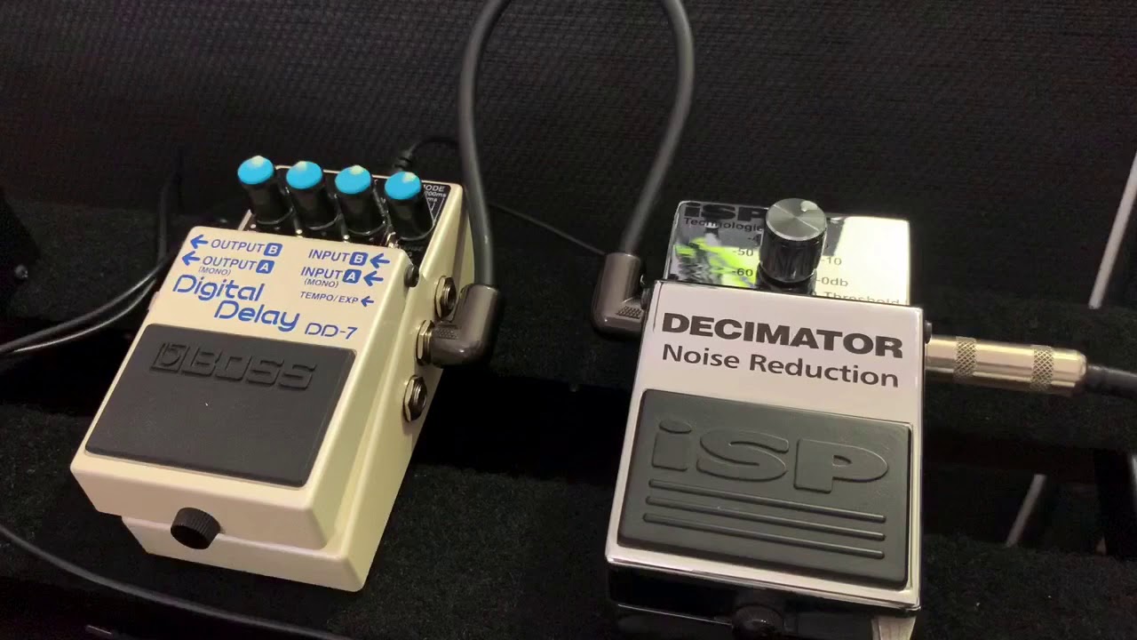 Review del pedal para ruido isp decimator