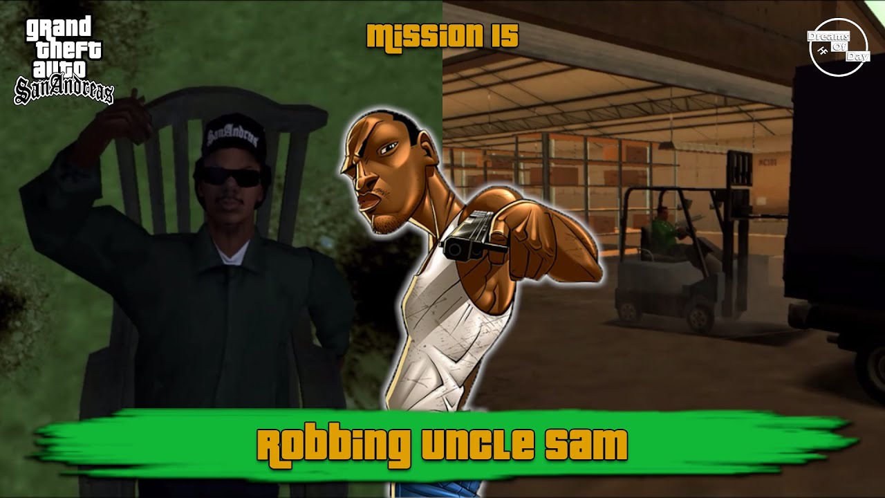 GTA San Andreas: Robbing Uncle Sam [ Anjay tentara ] / Nostalgia Game