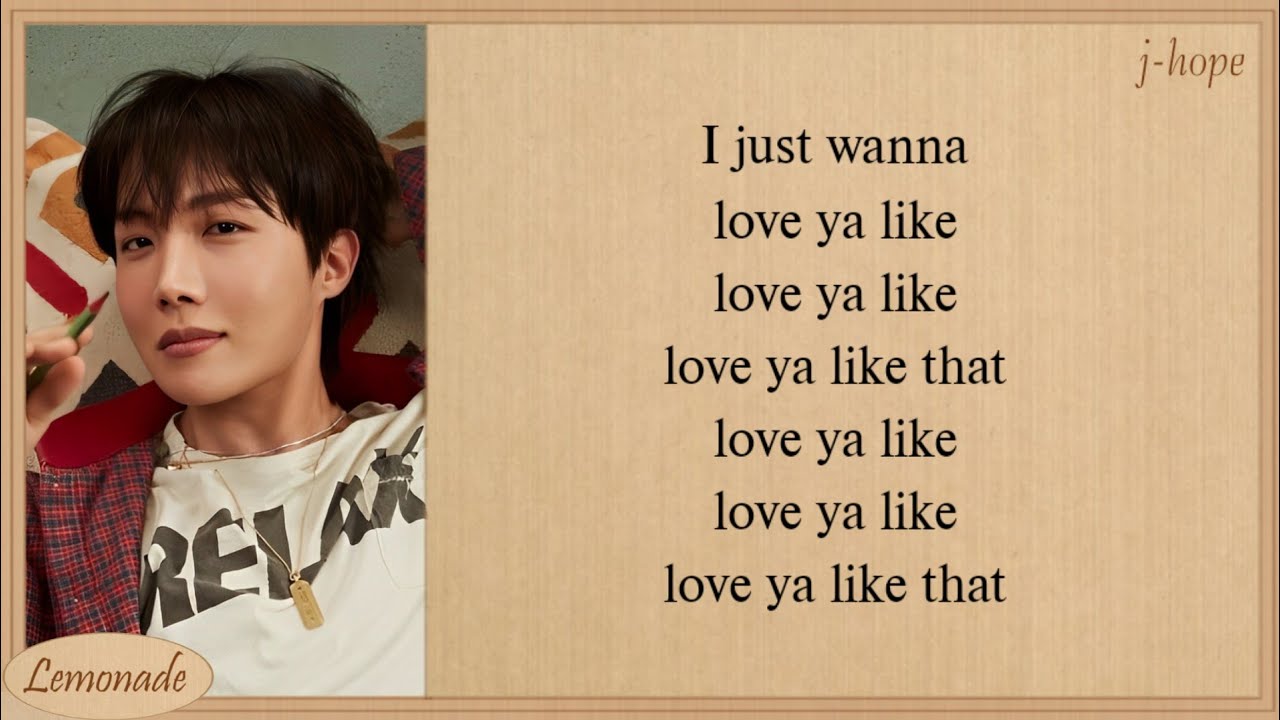 j-hope Sweet Dreams (feat. Miguel) Lyrics