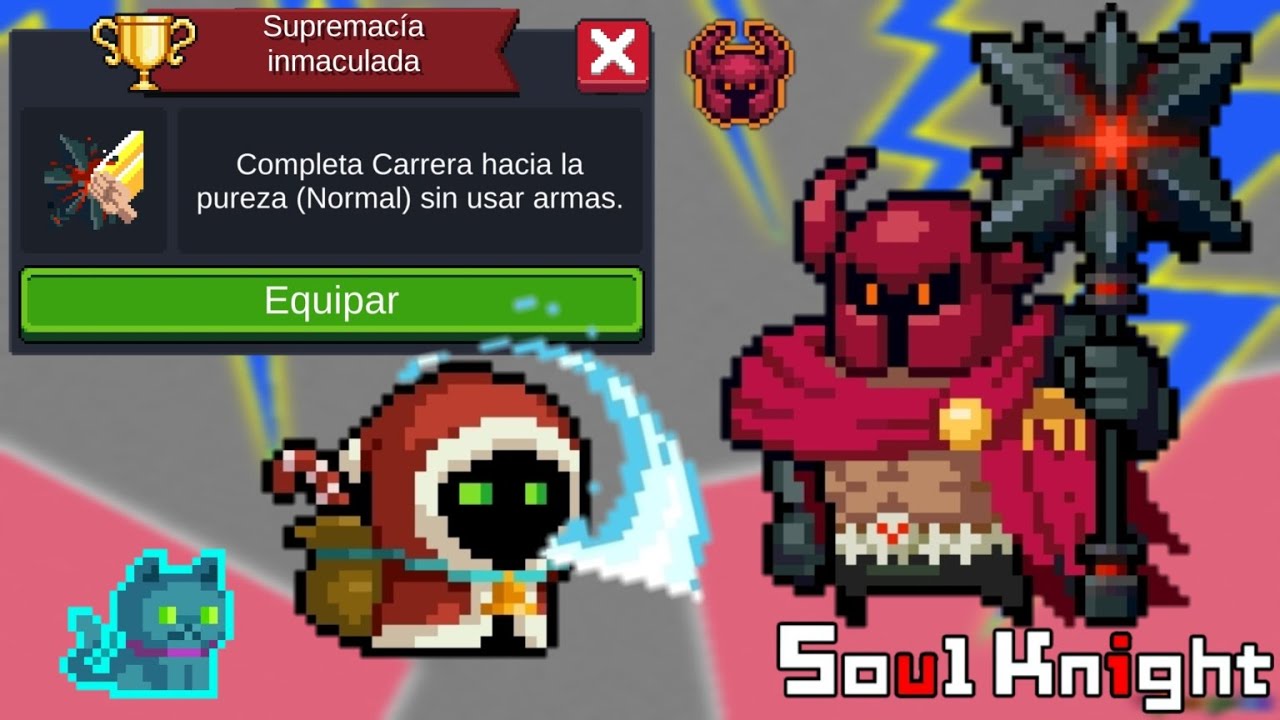 Obteniendo los puños rojos, avalancha de jefes pureza sin armas | Soul Knight Supremacía inmaculada.