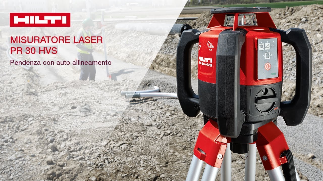 Misuratore Laser PR 30 HVS: Pendenza con auto allineamento