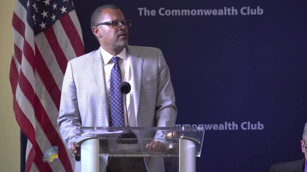 Fred Blackwell introducing the panel