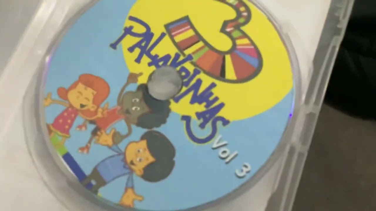 Minha coleção de dvds da 3Palavrinhas