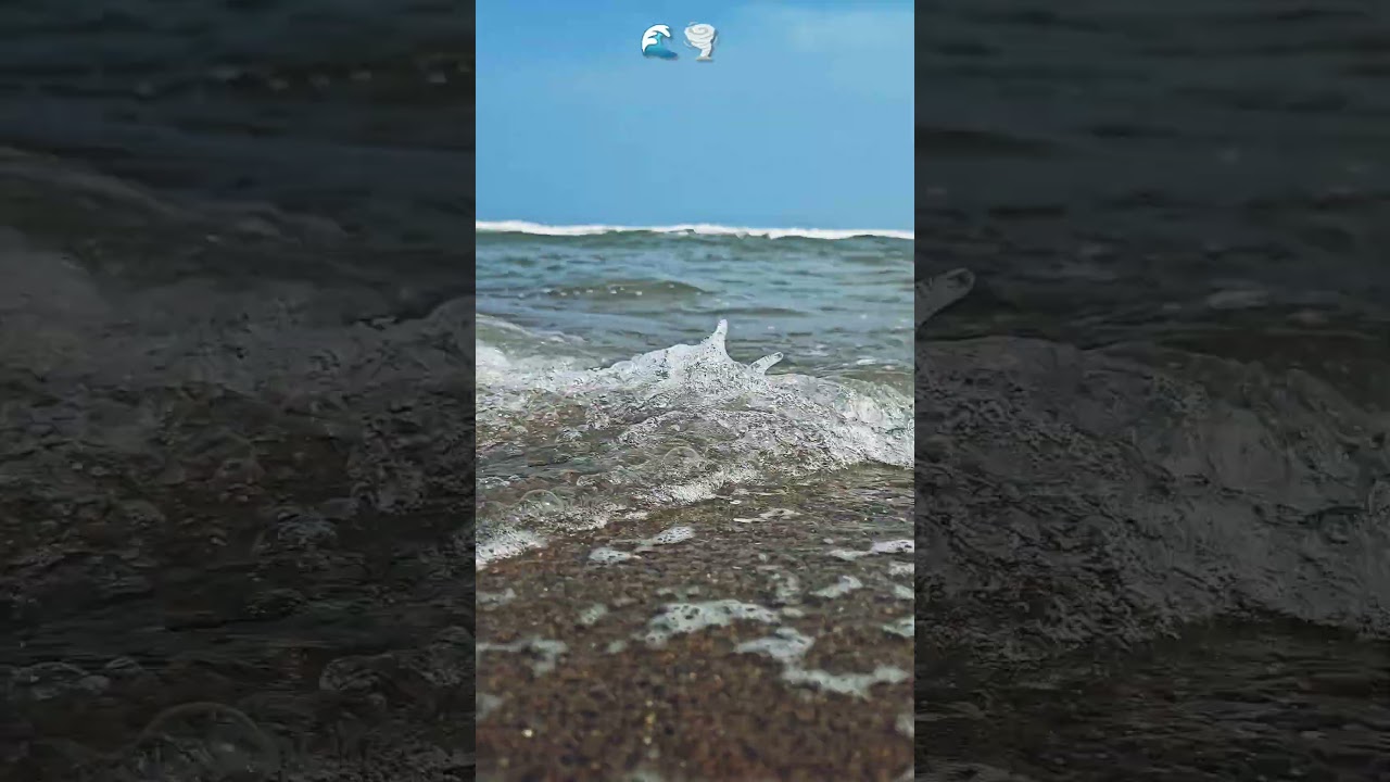 Cyclone Arnab Is Coming! 🌪️ Giant Waves Hit the Beach 🌊