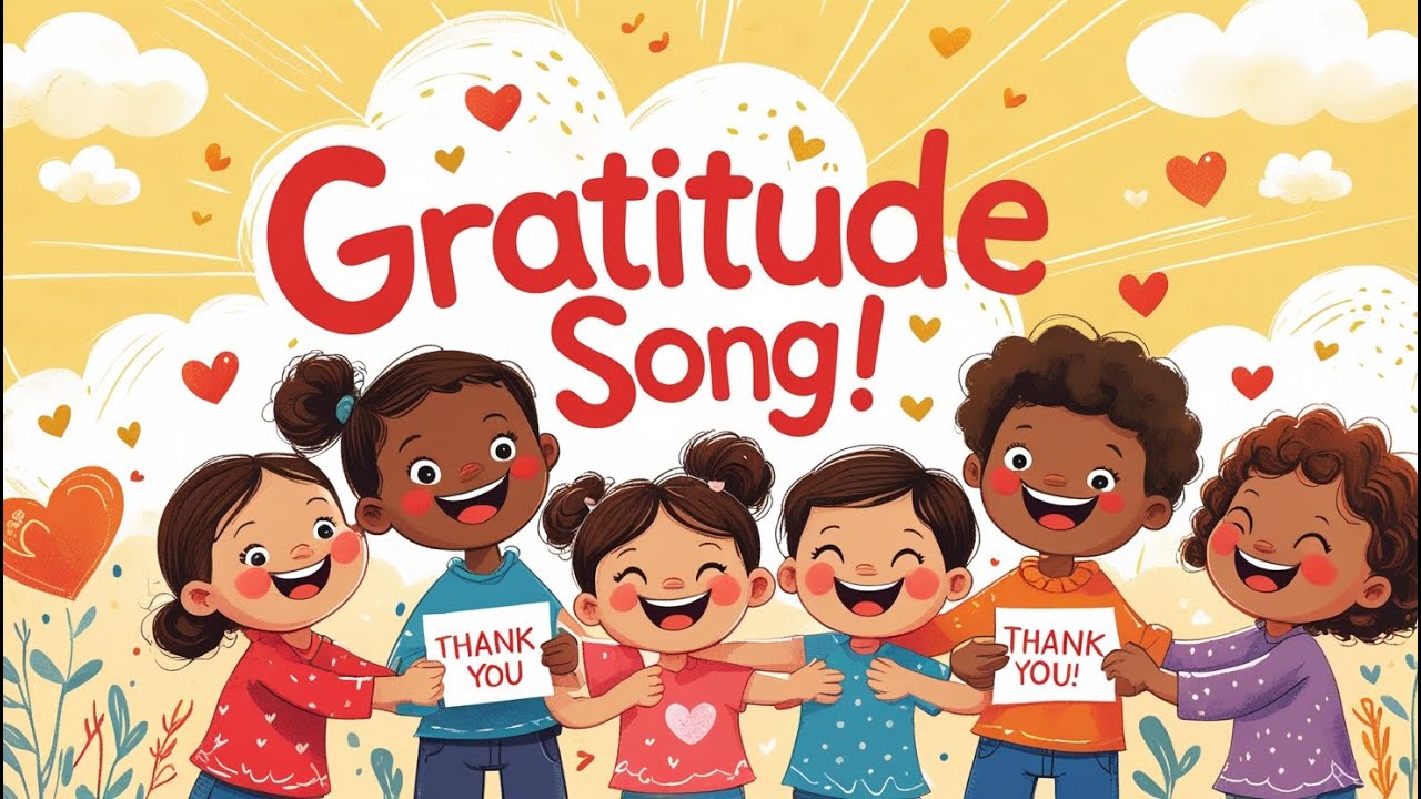 Gratitude Song for Kids | Thank You Rhyme | Kindness & Appreciation | Sing & Learn Rhymes