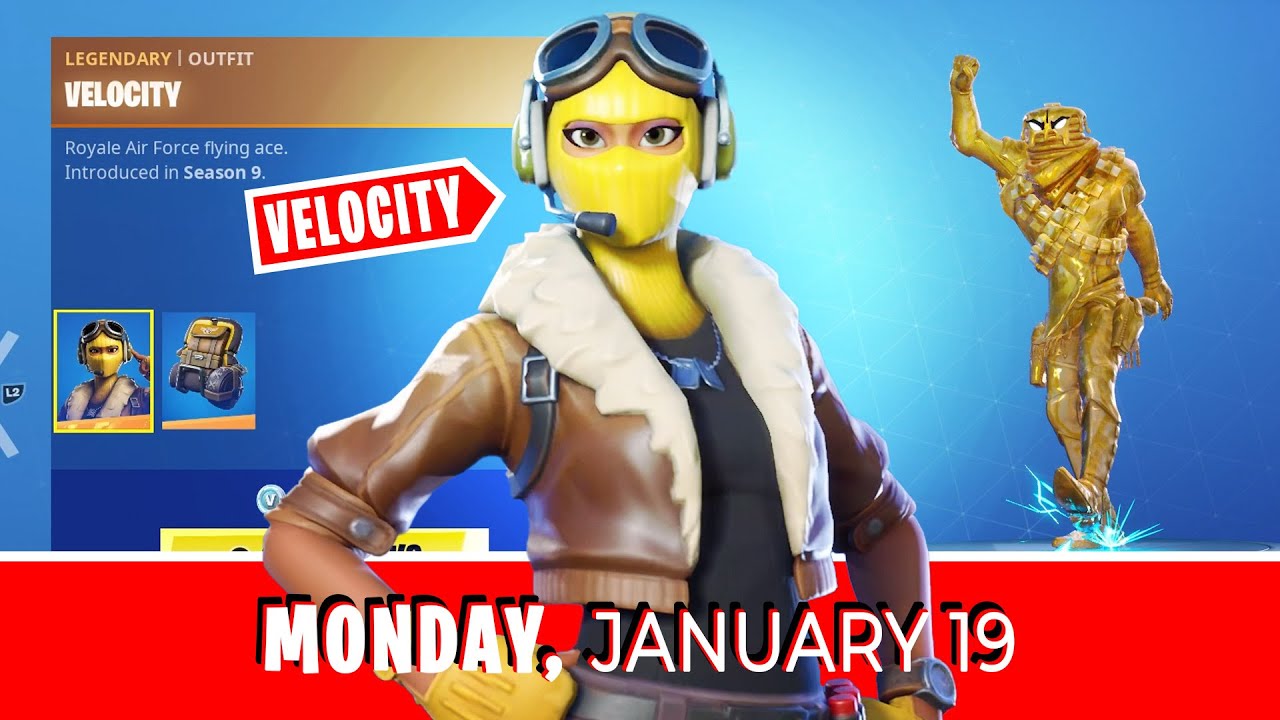 VELOCITY returns after 140 days & Signature Shuffle is back *ITEM SHOP* - January 19