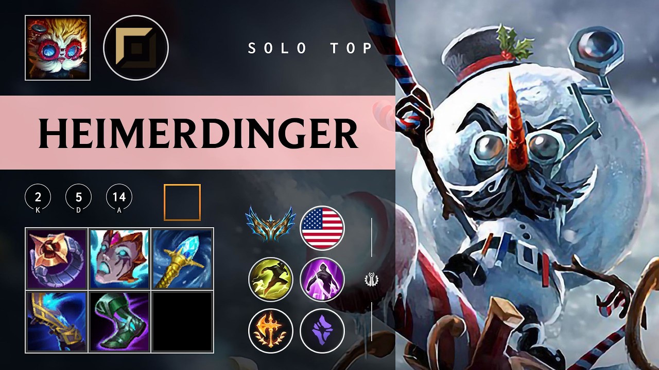 Heimerdinger Top vs Rumble - NA Challenger Patch 26.03