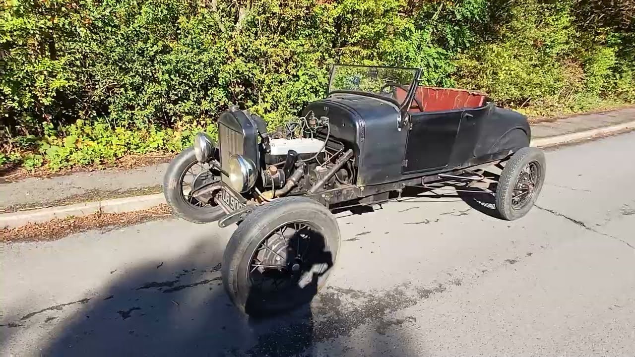 Ford Model T Roadster 1926 года на шасси Model A, хот-род 30-х годов, двигатель Model B, 4 Banger...